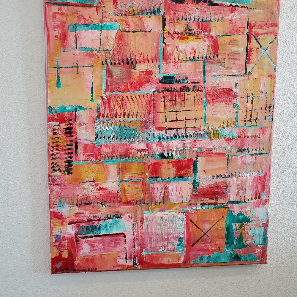 Original Painting ,"QUILTED"